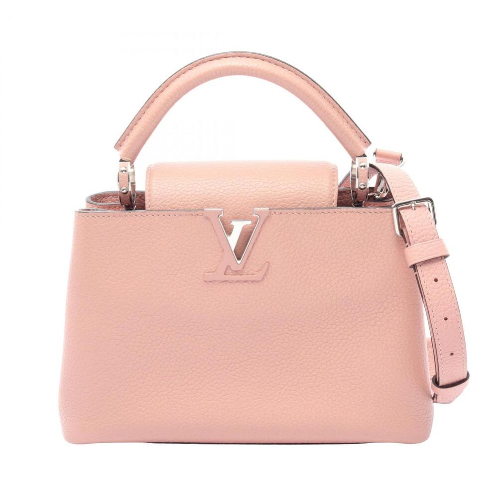 Louis Vuitton Capucines BB Magnolia 2-Way Handbag, Taurillon Leather, Women's...